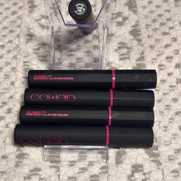 THE WORKS Wow Effect "Eye-Have-it-ALL" Mascara Extreme Black WATERPROOF NWT - Picture 8 of 11